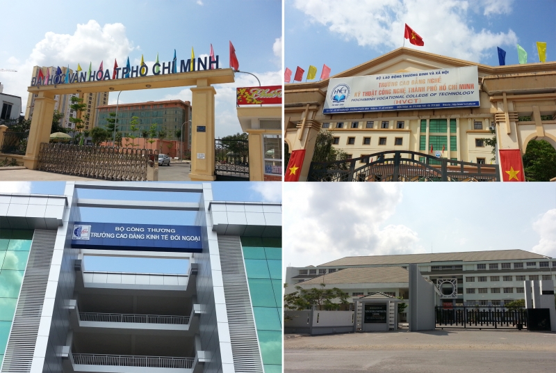 Danh sách các trường cao đẳng tại Thành phố Hồ Chí Minh